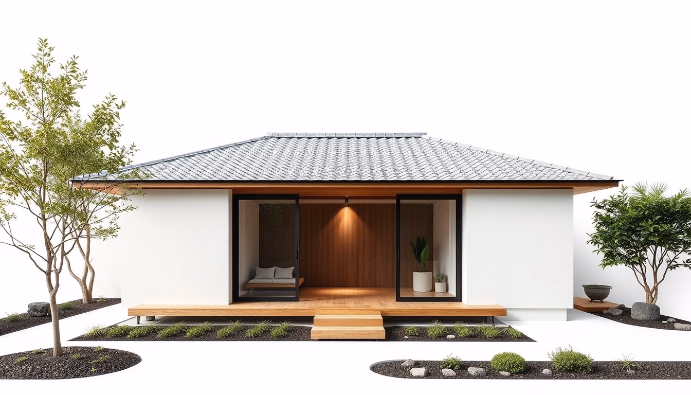 Minimalist japanese house em estilo editorial