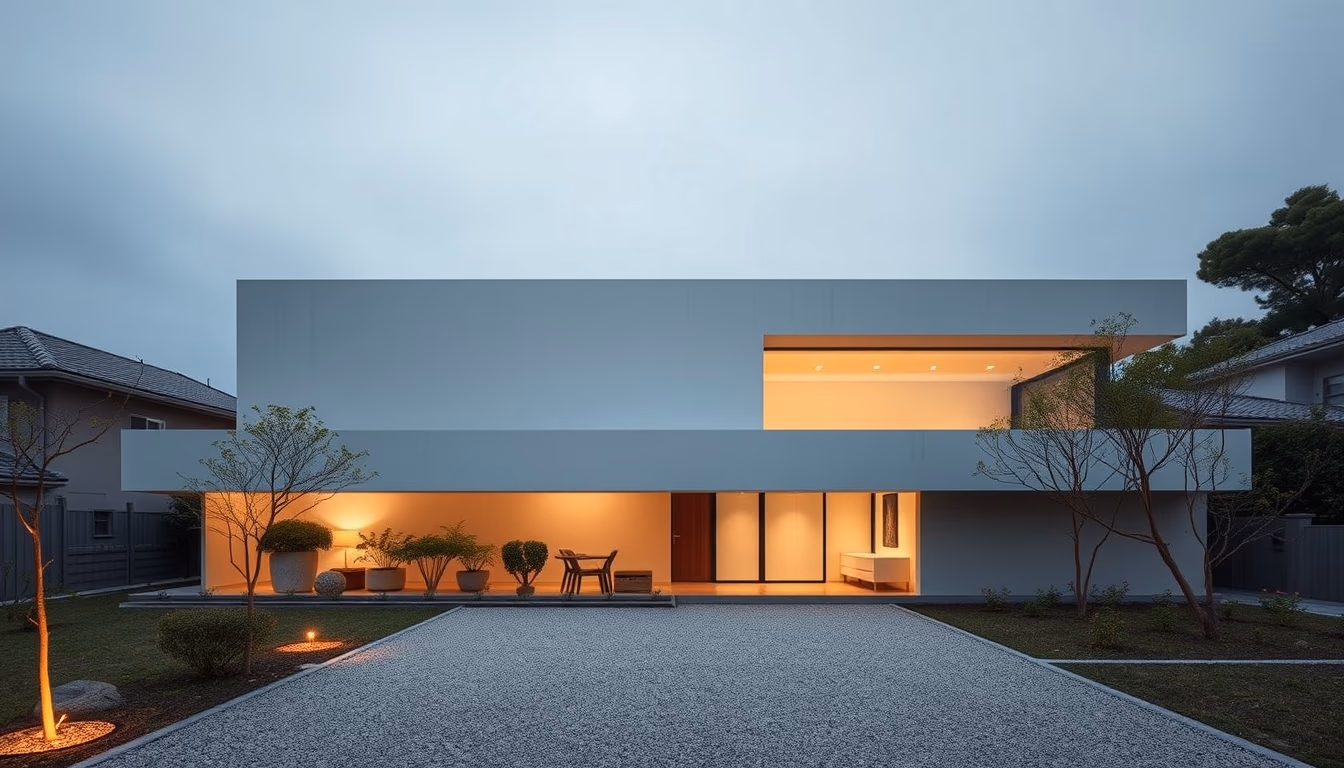 Minimalist japanese house em estilo editorial