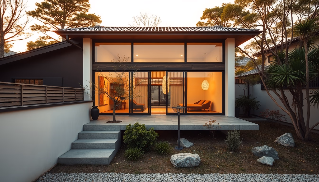 Minimalist japanese house em estilo editorial