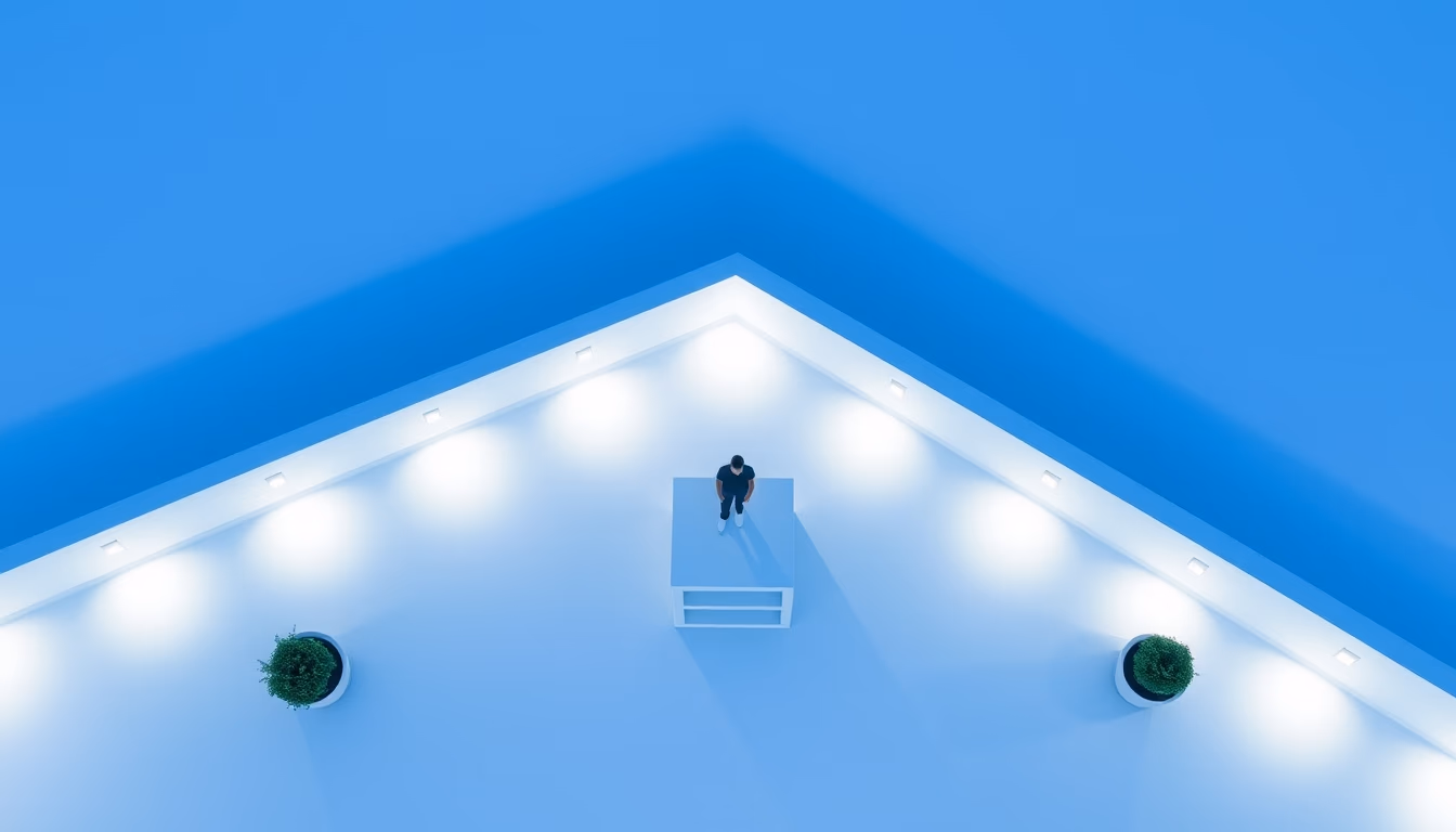 minimalist white space in editorial style