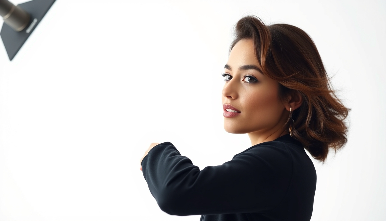 minimalist white space in editorial style