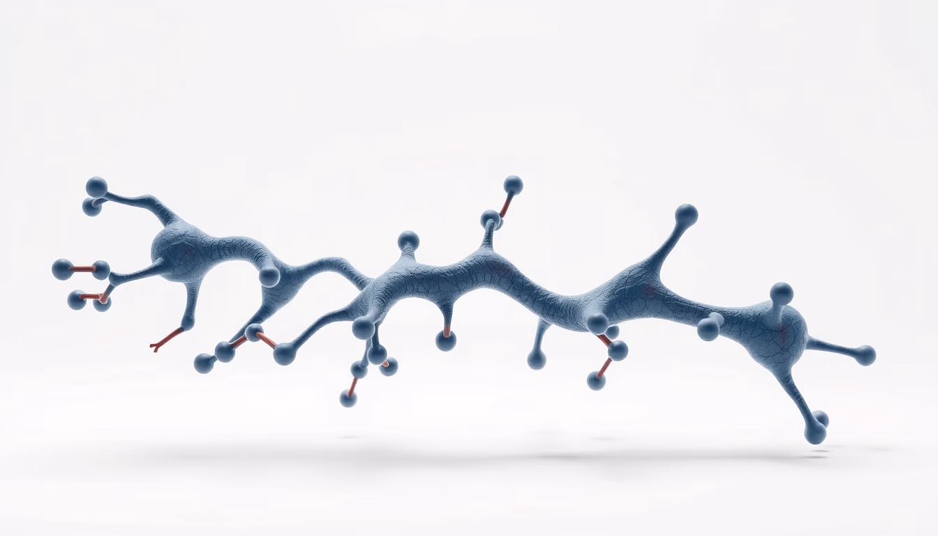 mitochondria 3d render in editorial style