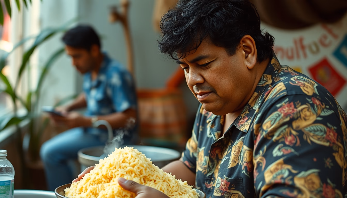 mofongo puerto rican in editorial style