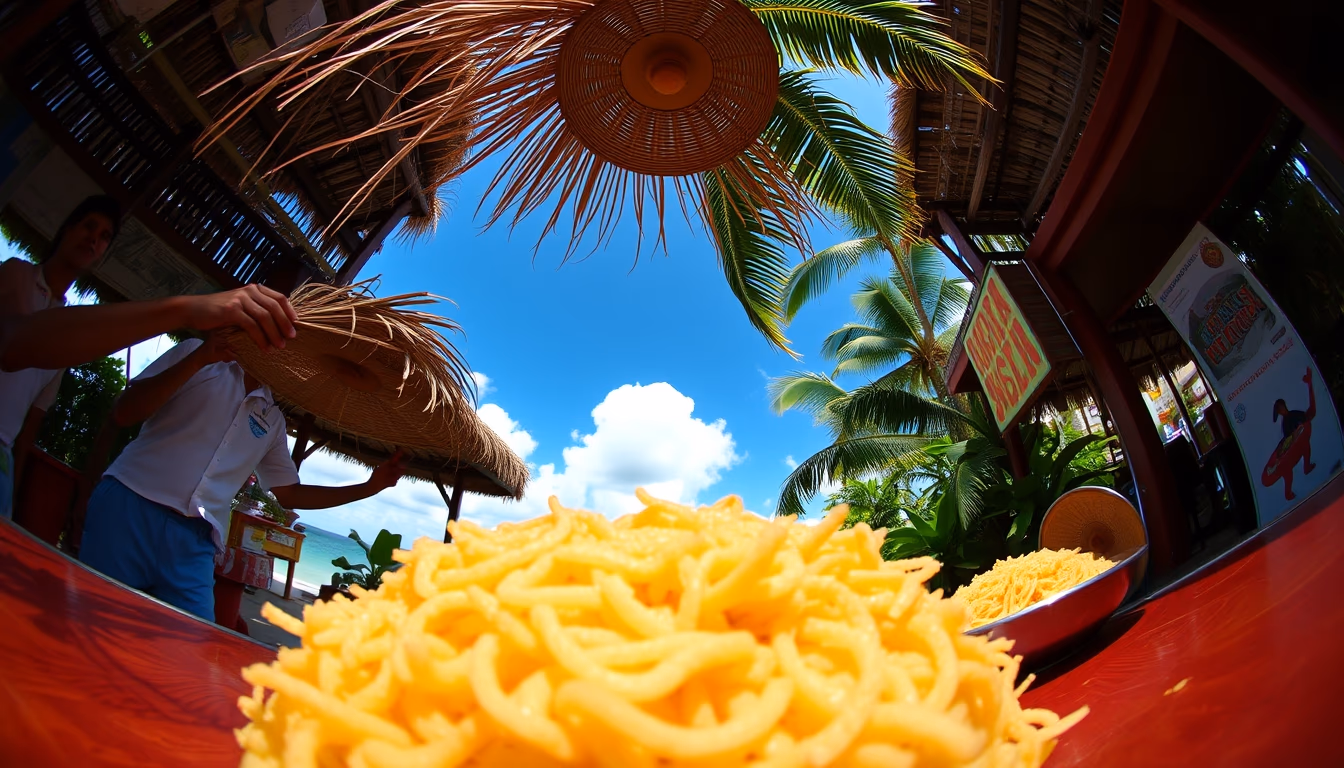 mofongo puerto rican in editorial style