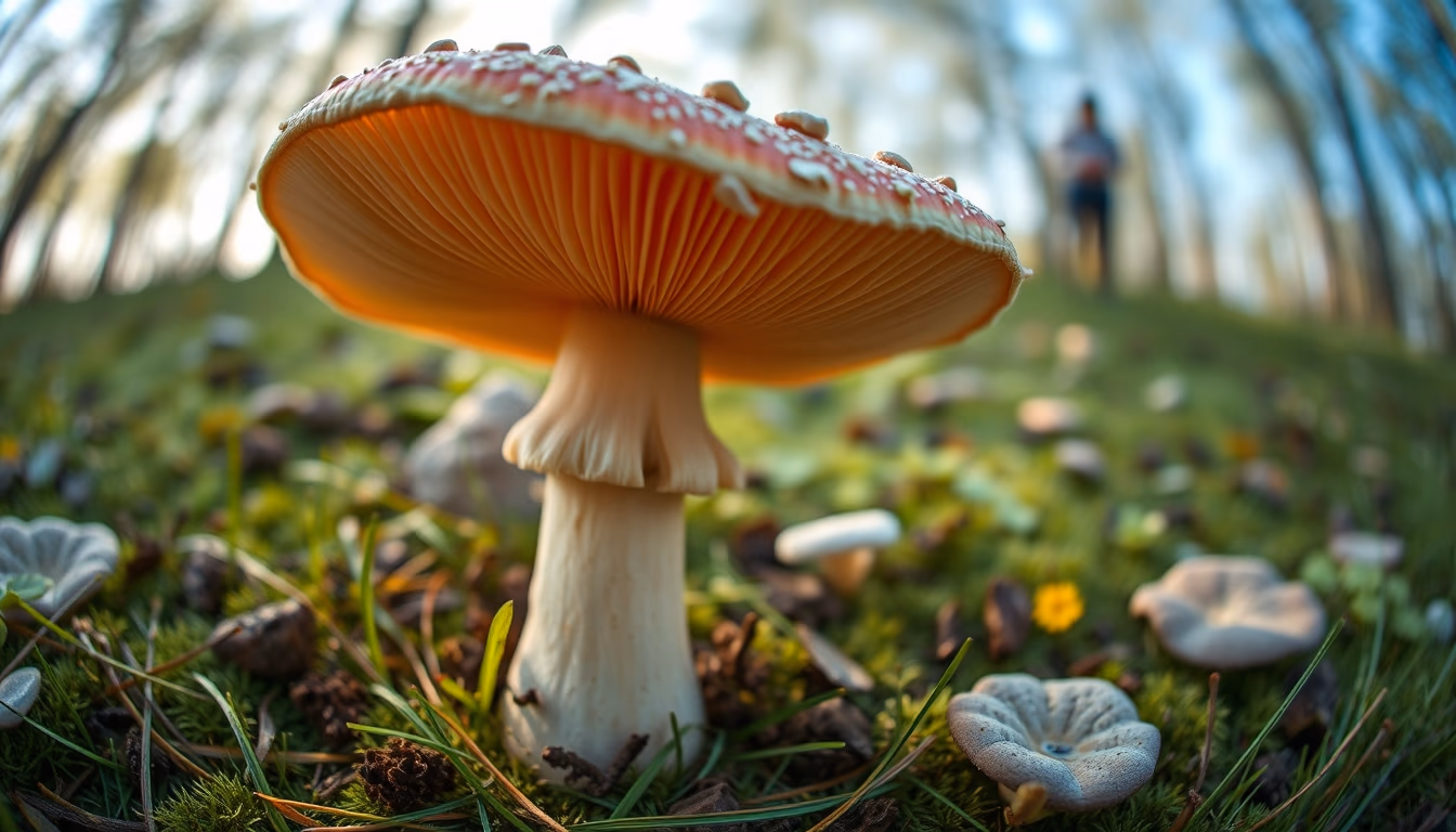 morel mushroom rare in editorial style