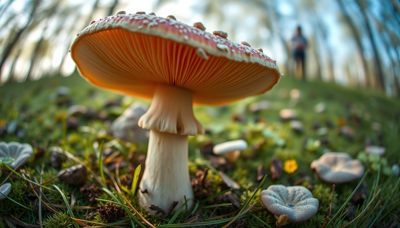 Morel mushroom rare em estilo editorial