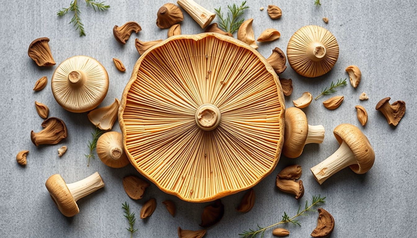 morel mushroom rare in editorial style