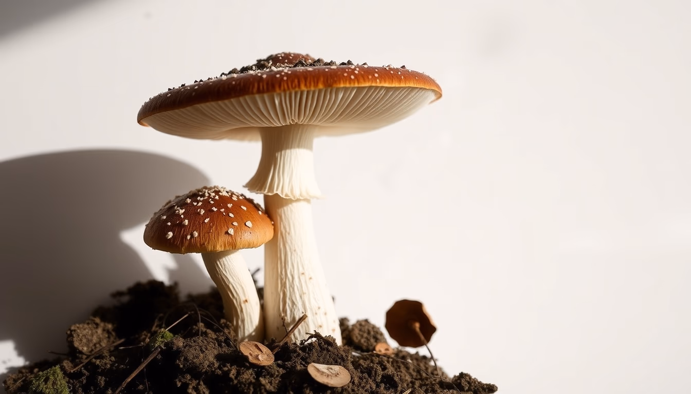 morel mushroom rare in editorial style