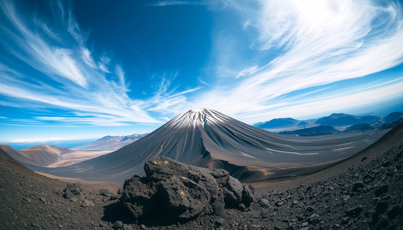 mount etna sicily in editorial style
