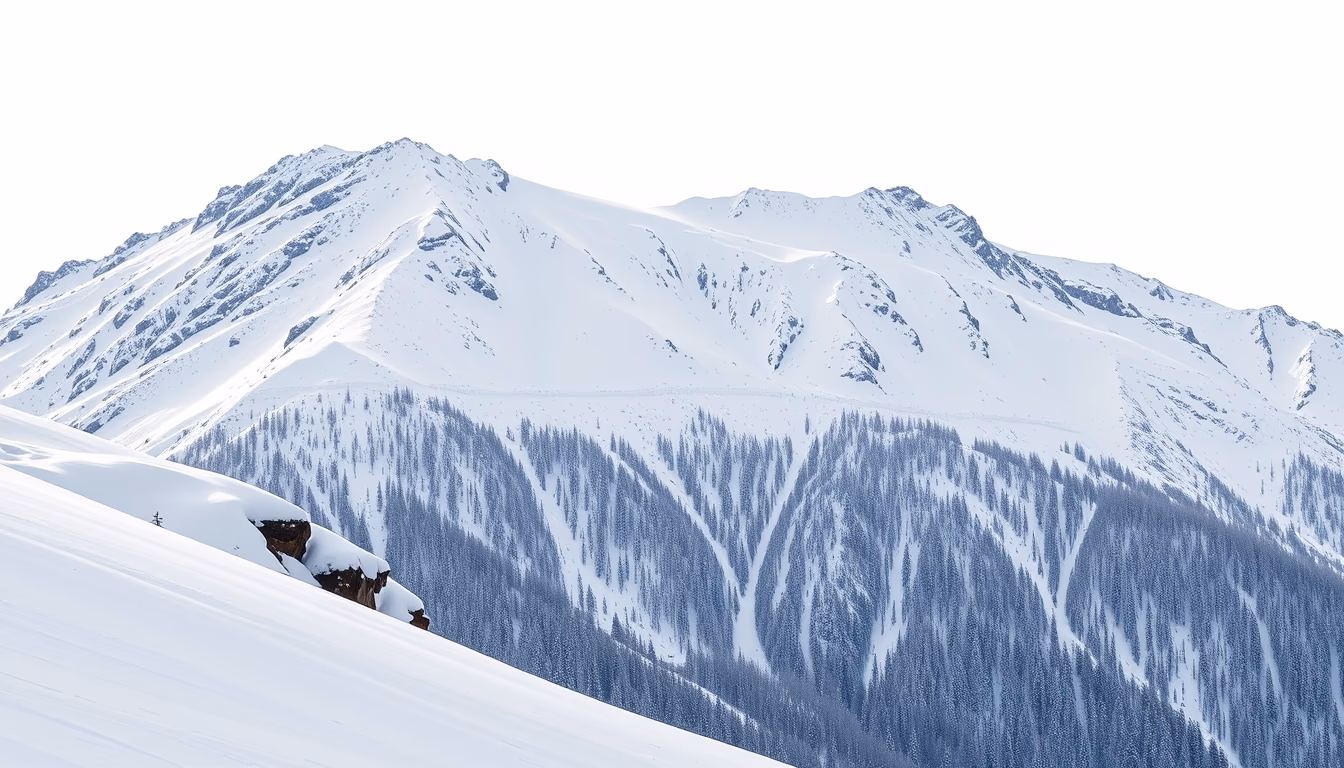 mount fuji winter snow in editorial style