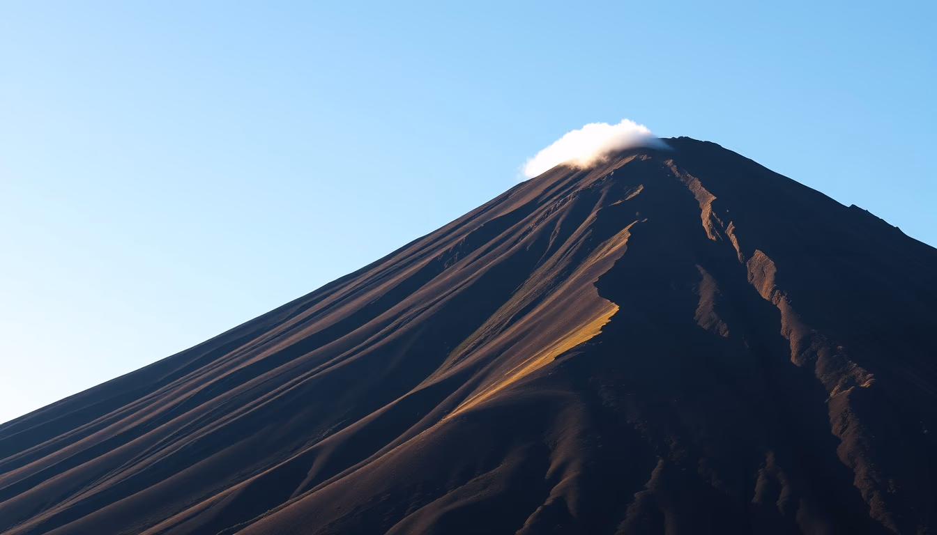 mount yasur vanuatu in editorial style