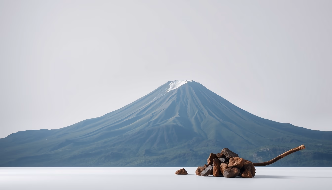 mount yasur vanuatu in editorial style