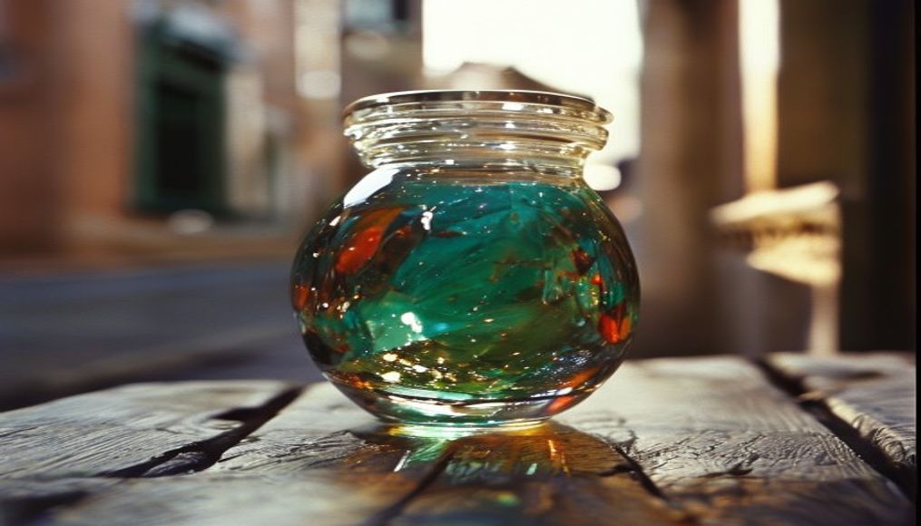 murano glass venetian in editorial style