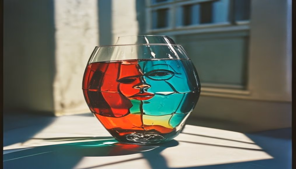 murano glass venetian in editorial style