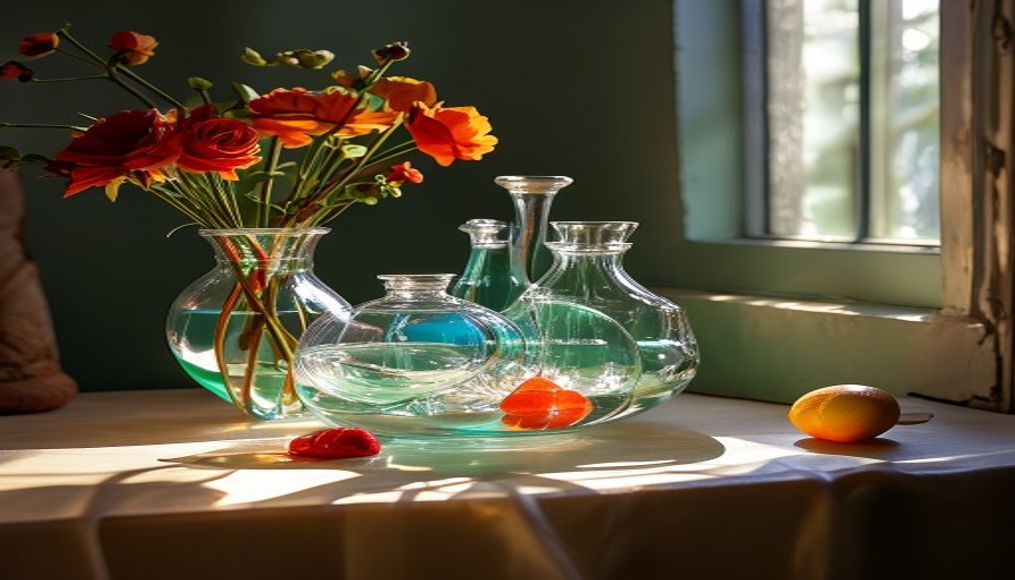 murano glass venetian in editorial style