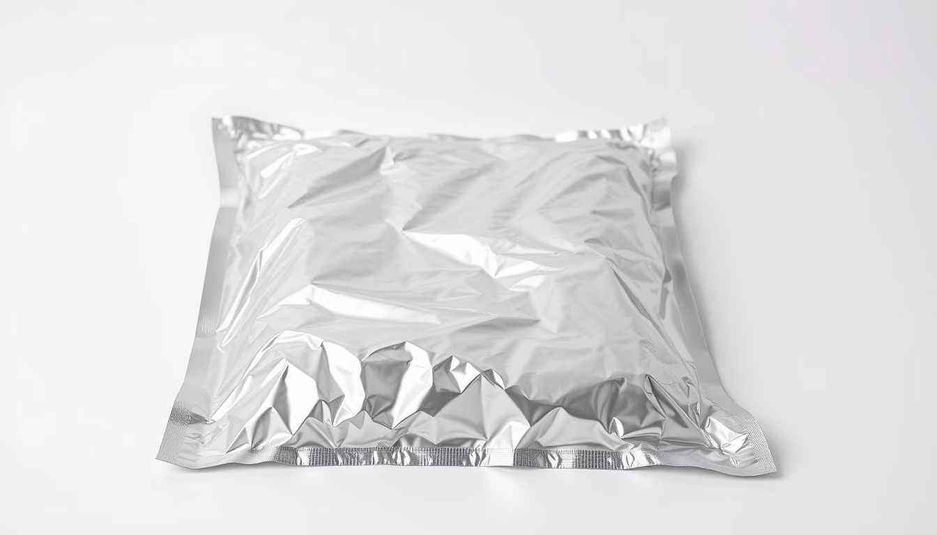 mylar emergency blanket in editorial style