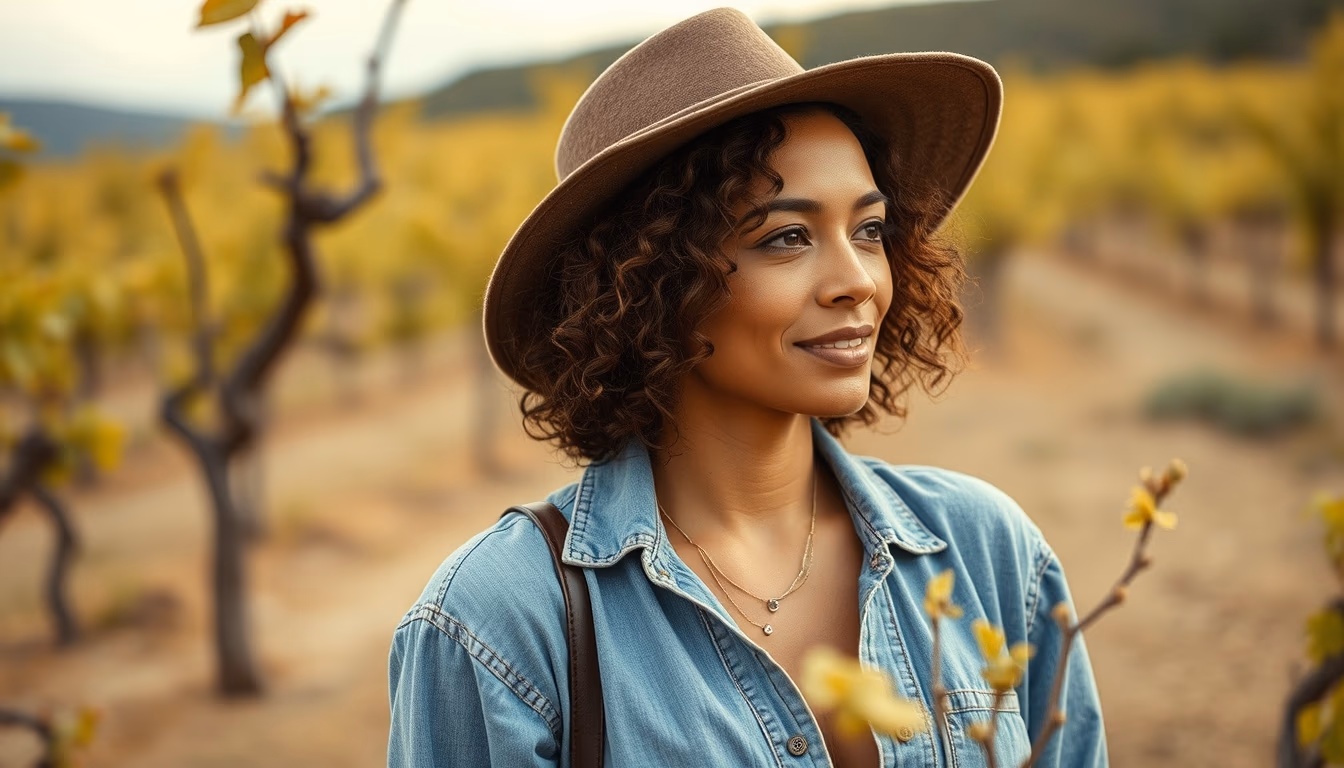 napa valley california in editorial style