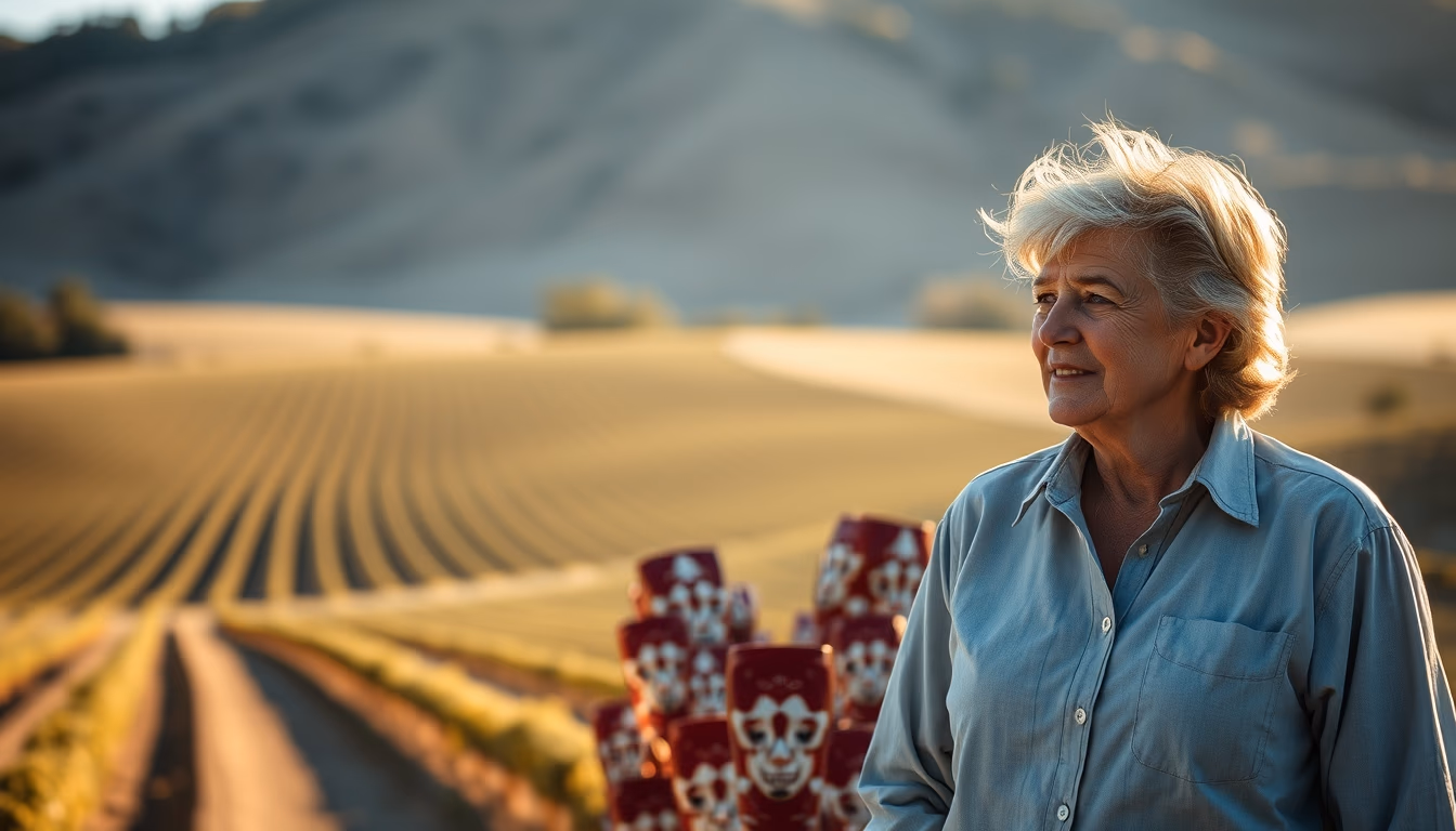 napa valley california in editorial style