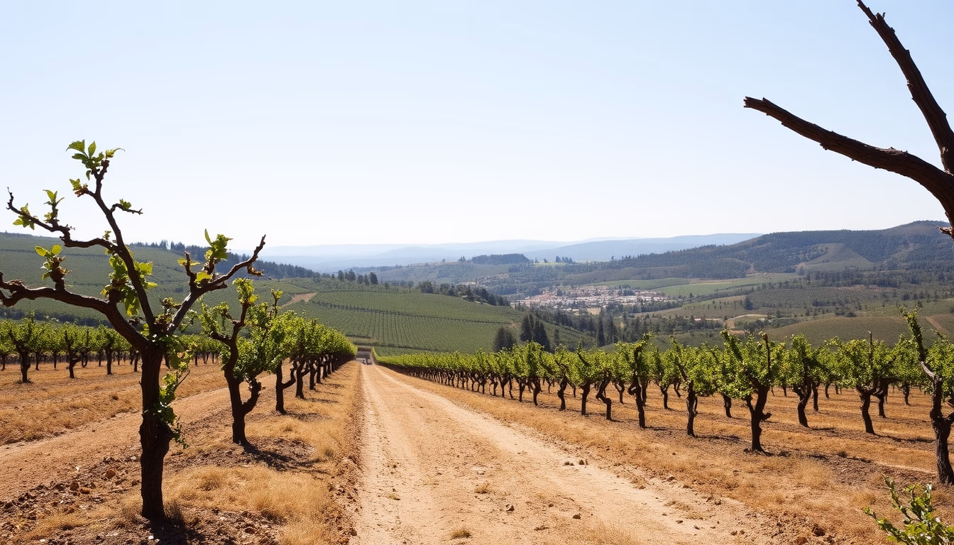 napa valley california in editorial style