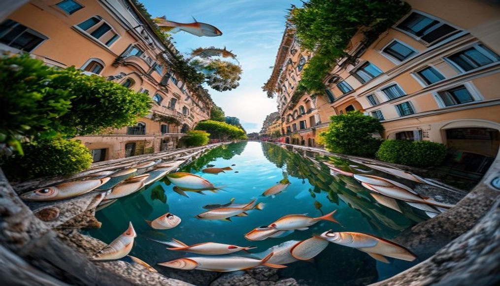 naples botanical italy in editorial style