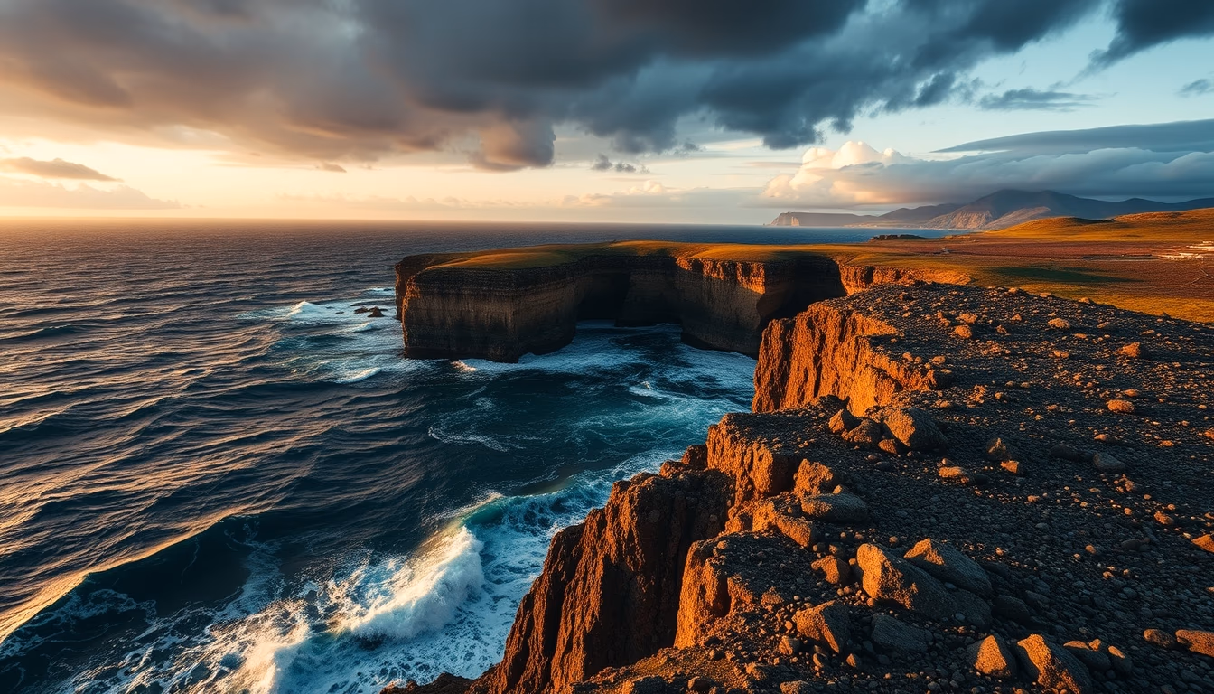 neptune deep blue storms in editorial style