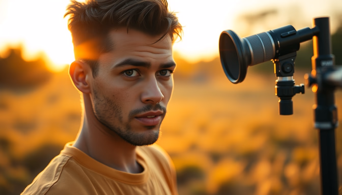 neumann u87 mic in editorial style