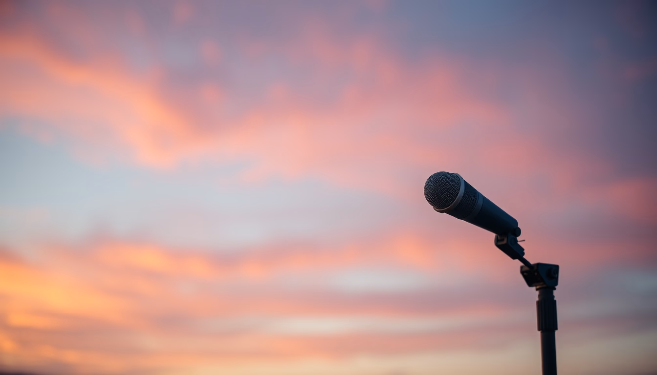 Neumann u87 mic em estilo editorial