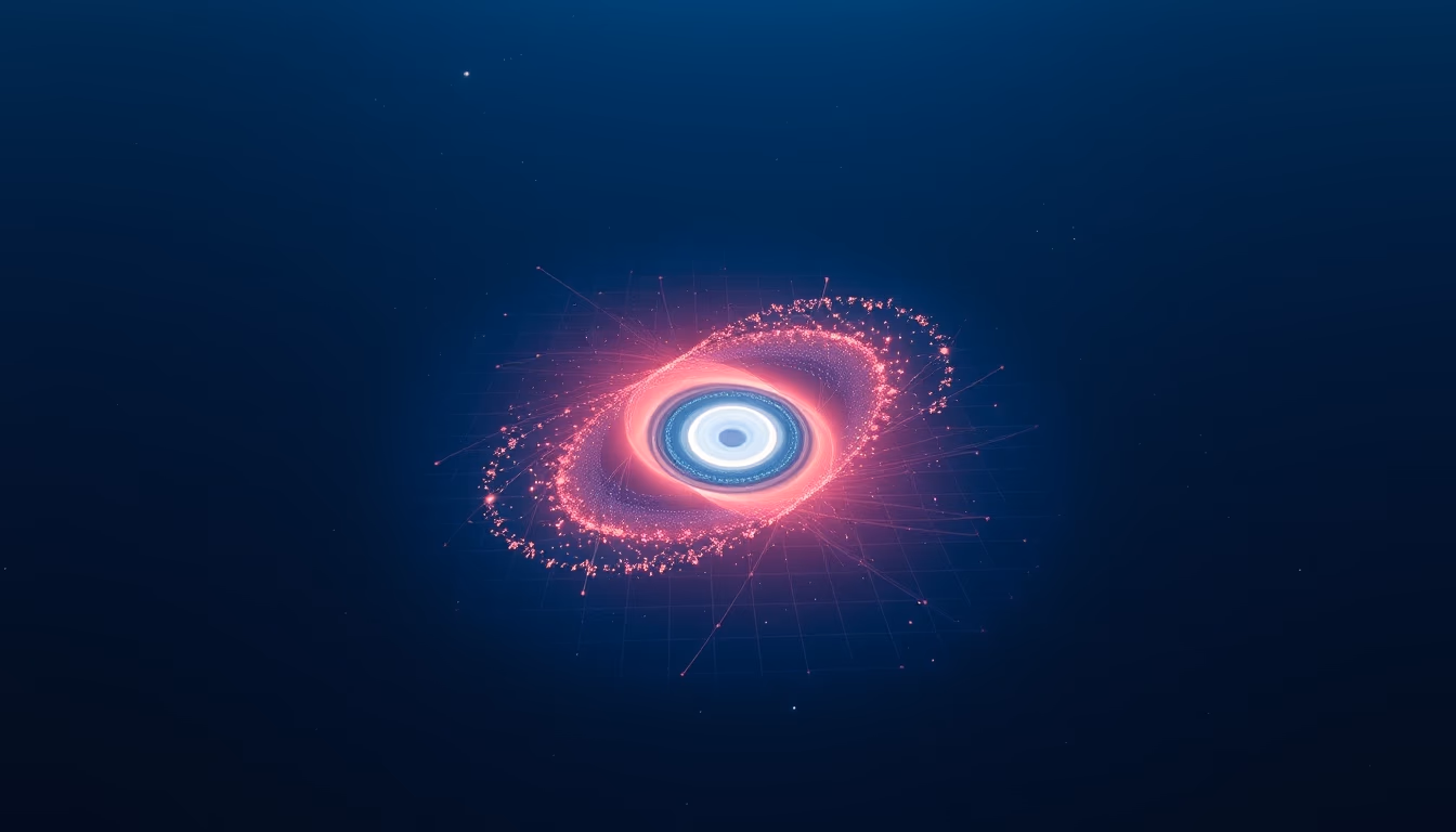 neutron star pulsar in editorial style