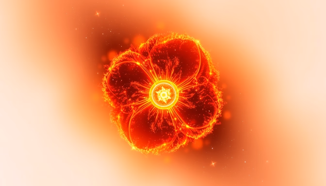 neutron star pulsar in editorial style