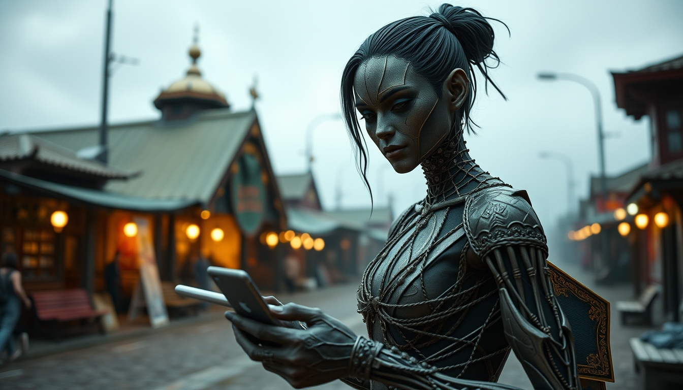 Marketplace de NFT galeria de arte digital em tablet em estilo editorial