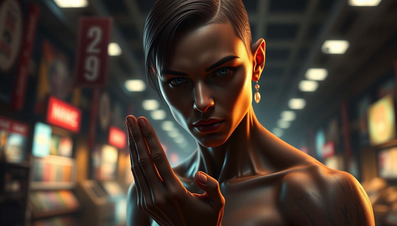 Marketplace de NFT galeria de arte digital em tablet em estilo editorial