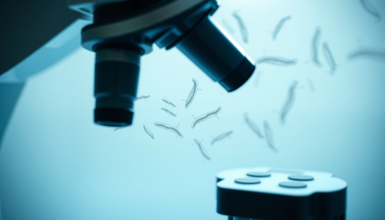 nucleus chromosomes microscope in editorial style
