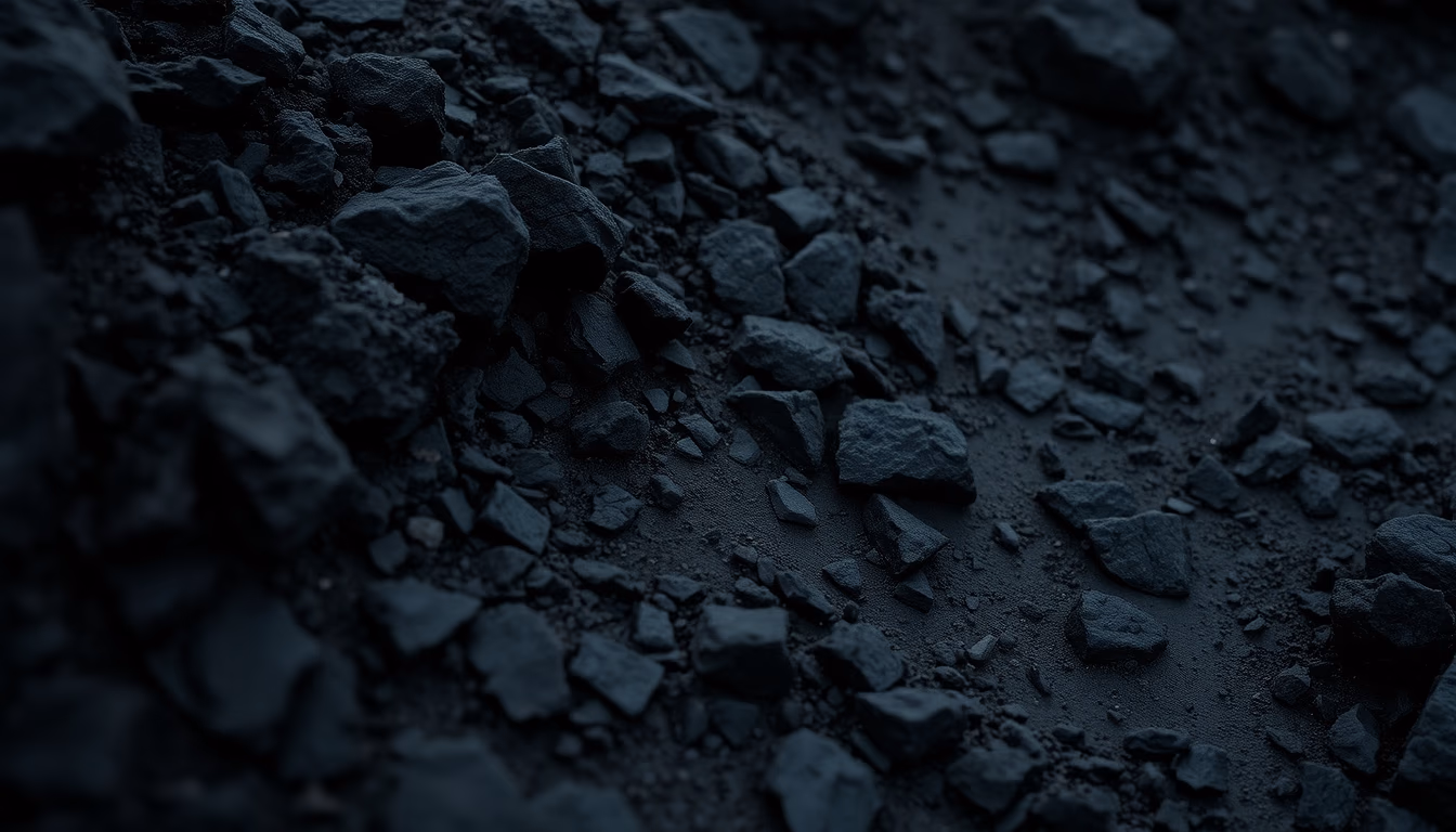 obsidian black volcanic in editorial style