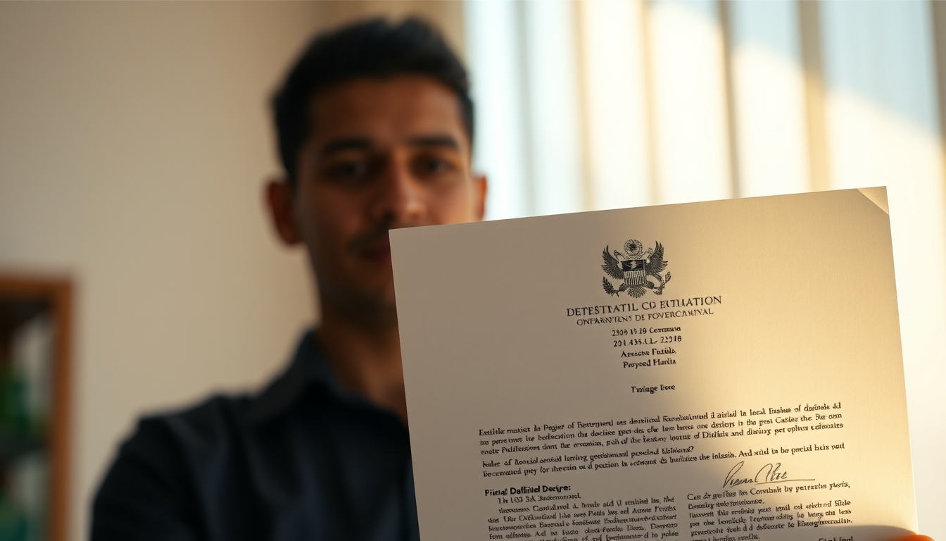 Official decree document with Brazilian government letterhead and stamp em estilo editorial