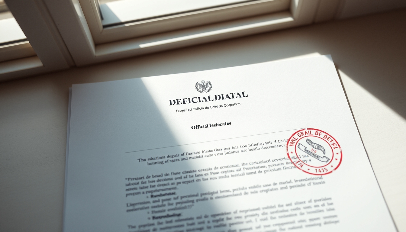 Official decree document with Brazilian government letterhead and stamp em estilo editorial