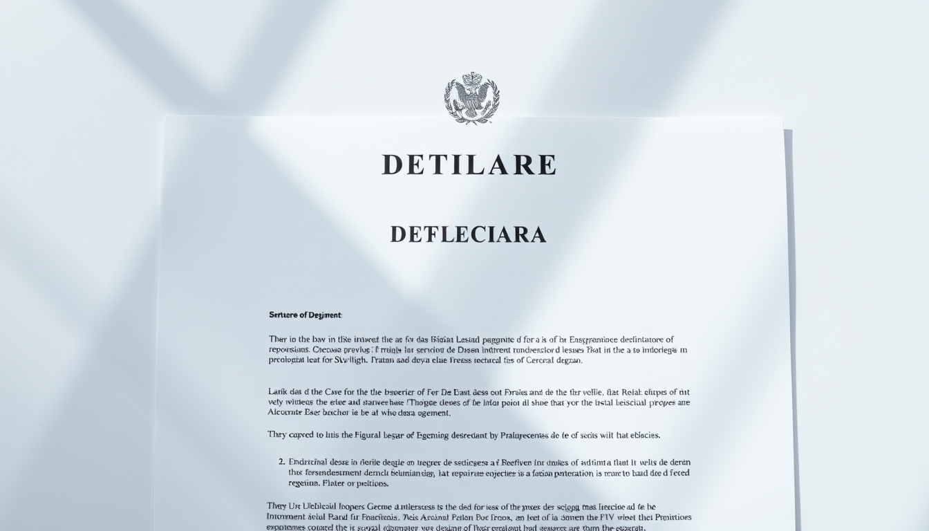 Official decree document with Brazilian government letterhead and stamp em estilo editorial