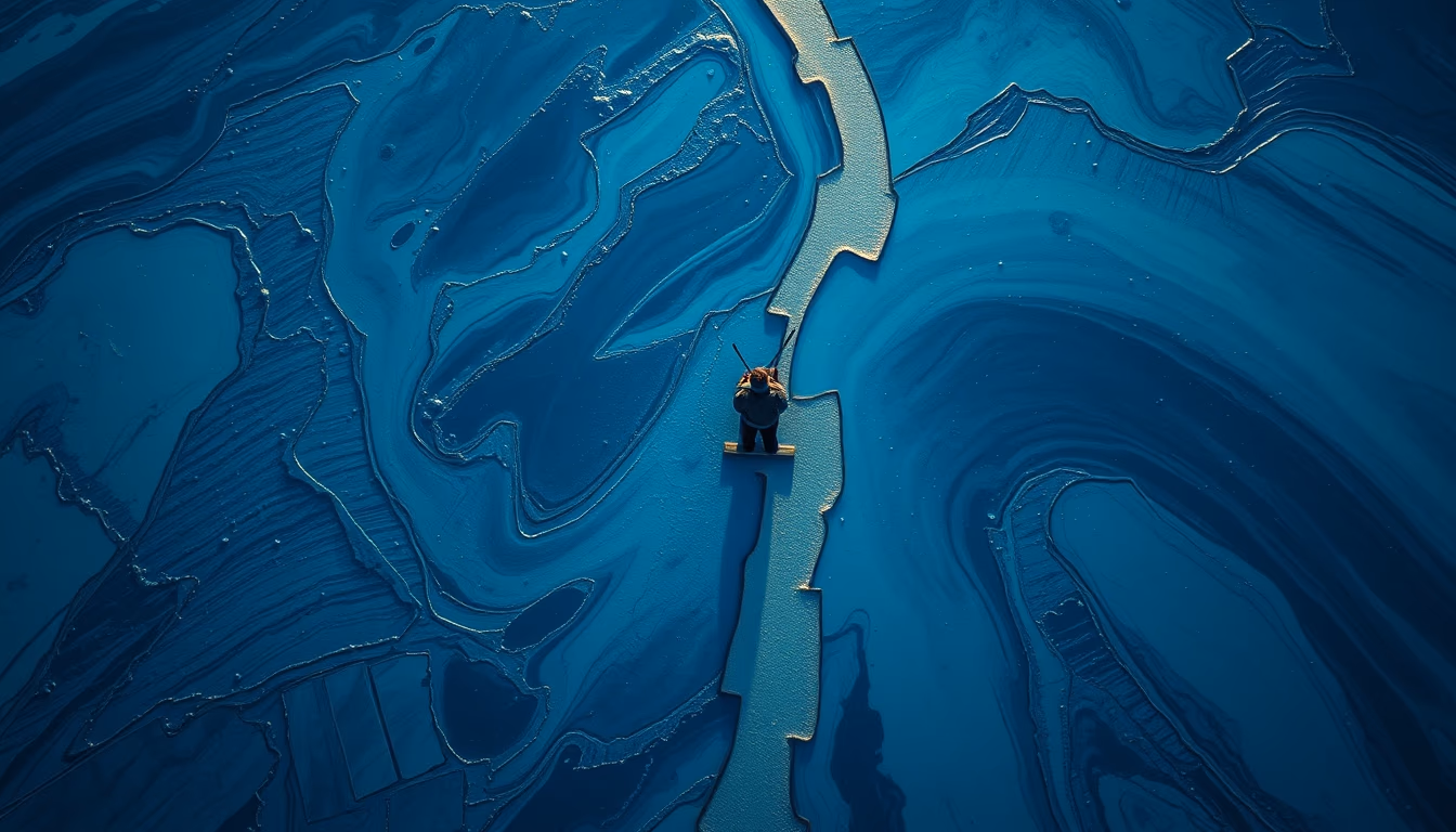 oil paint texture in editorial style