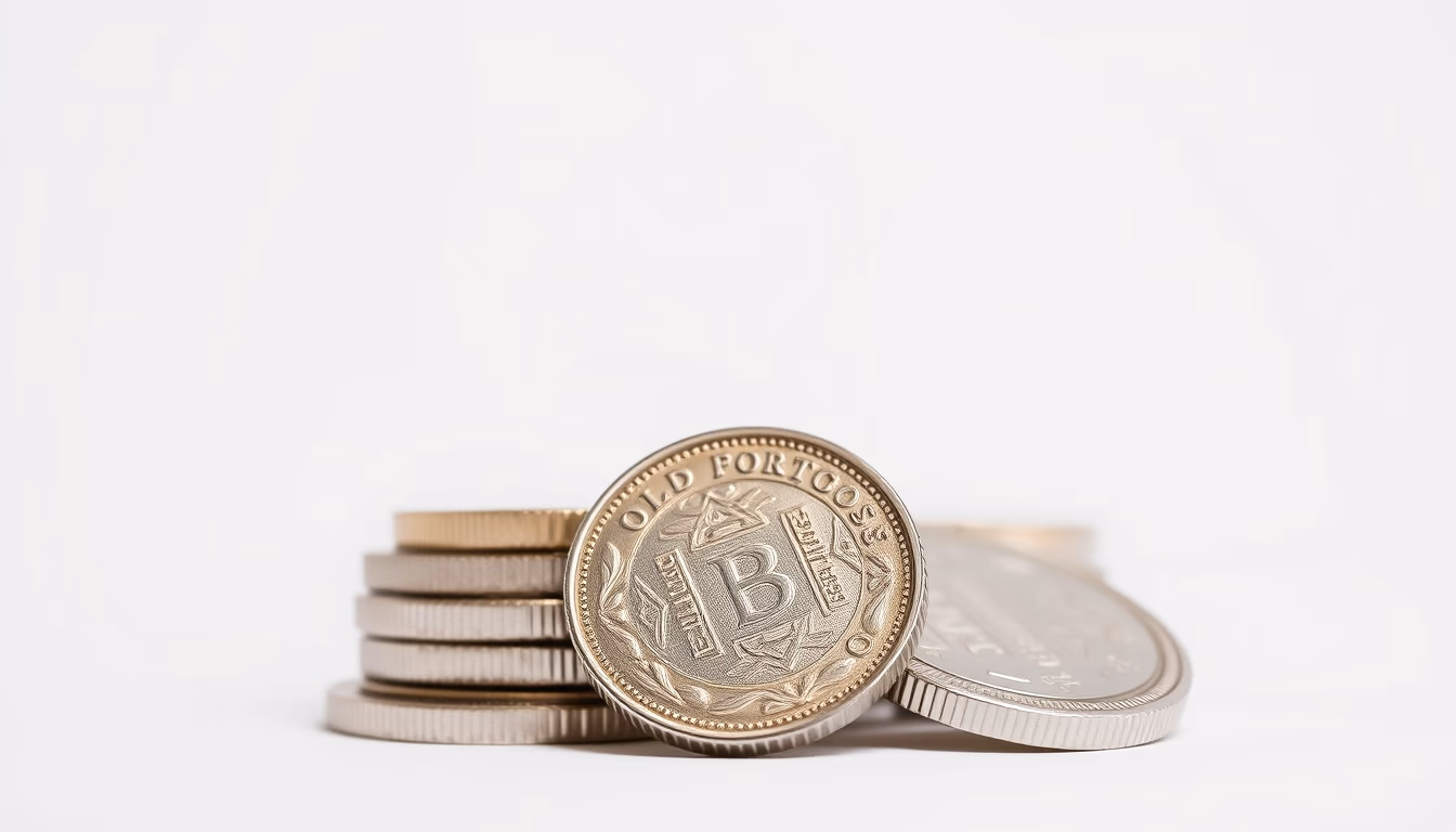 old portuguese escudos in editorial style