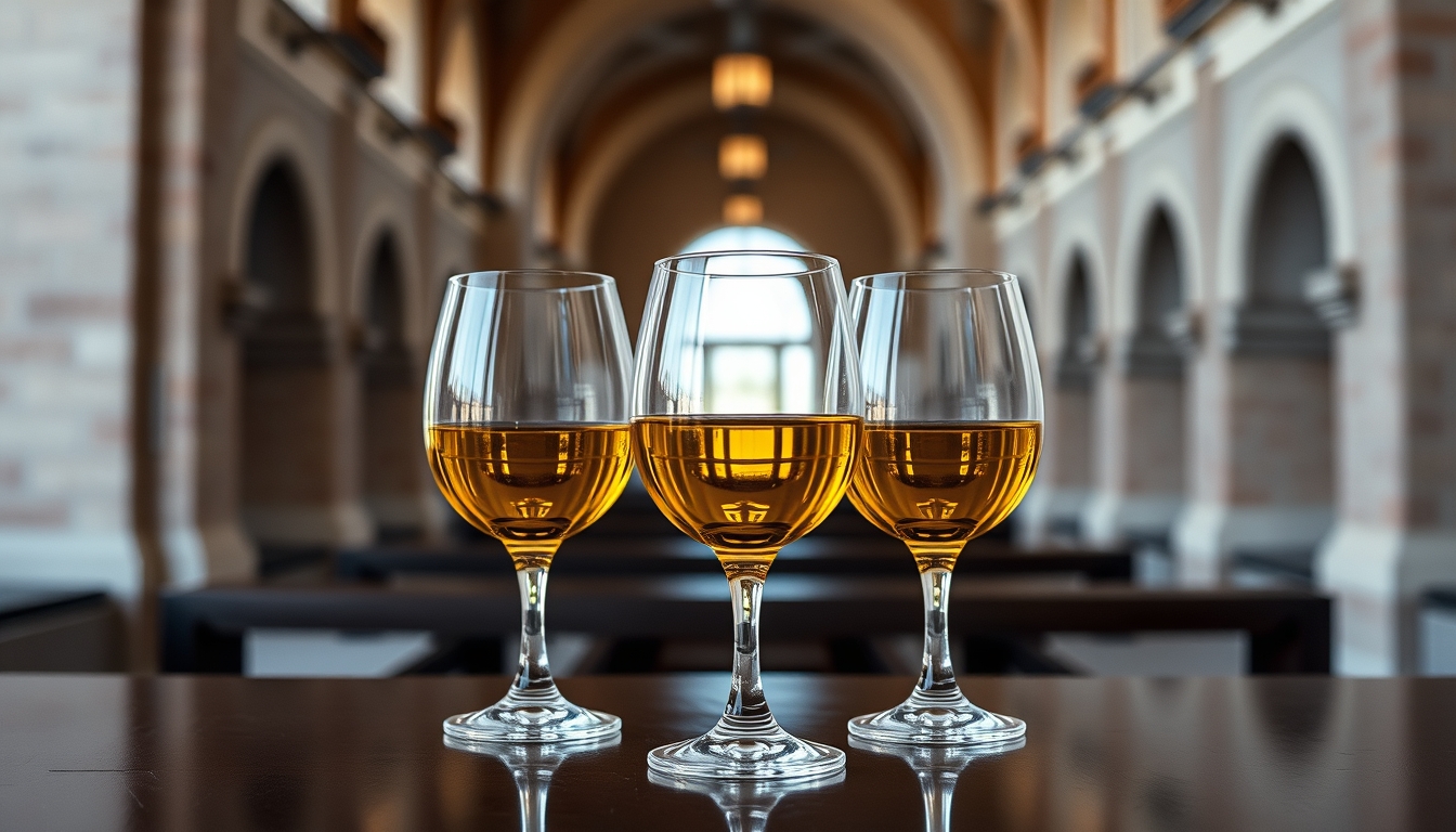 olive oil tasting glasses in editorial style