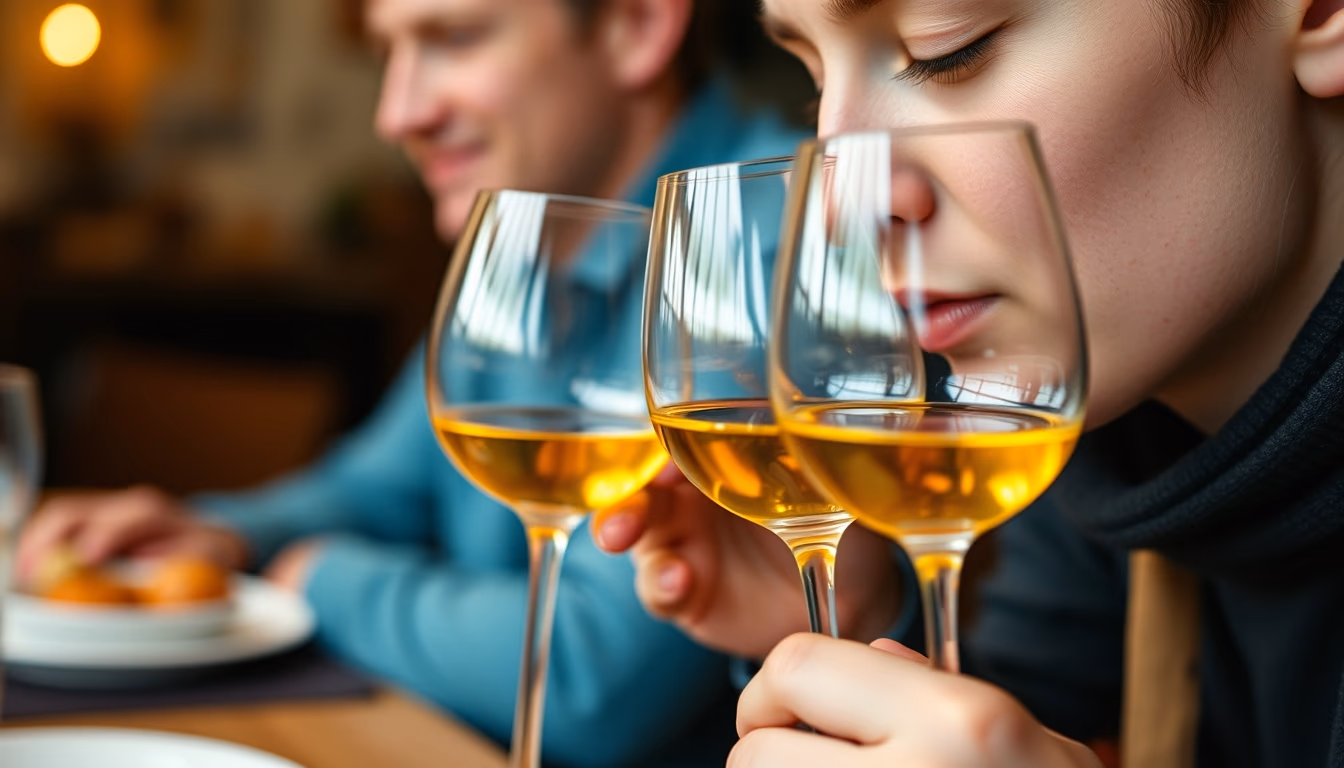 olive oil tasting glasses in editorial style