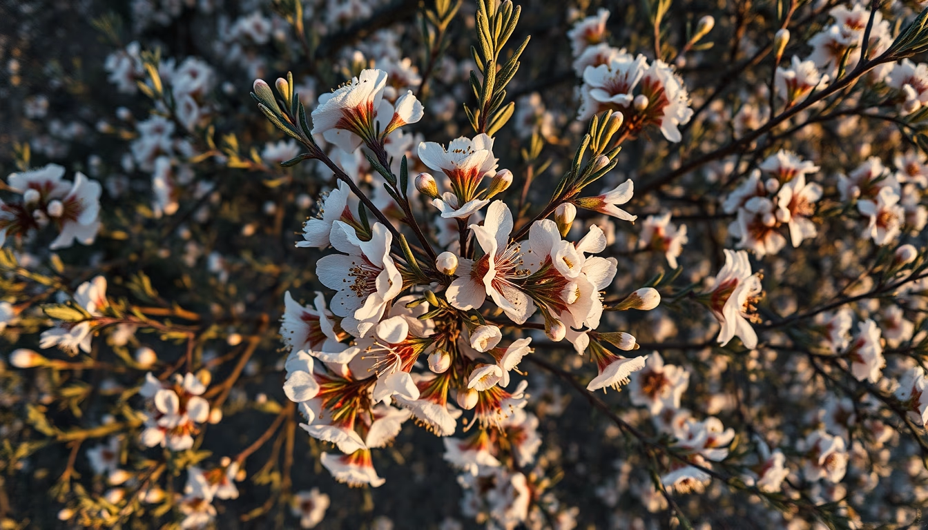 olive tree blossoms spring in editorial style