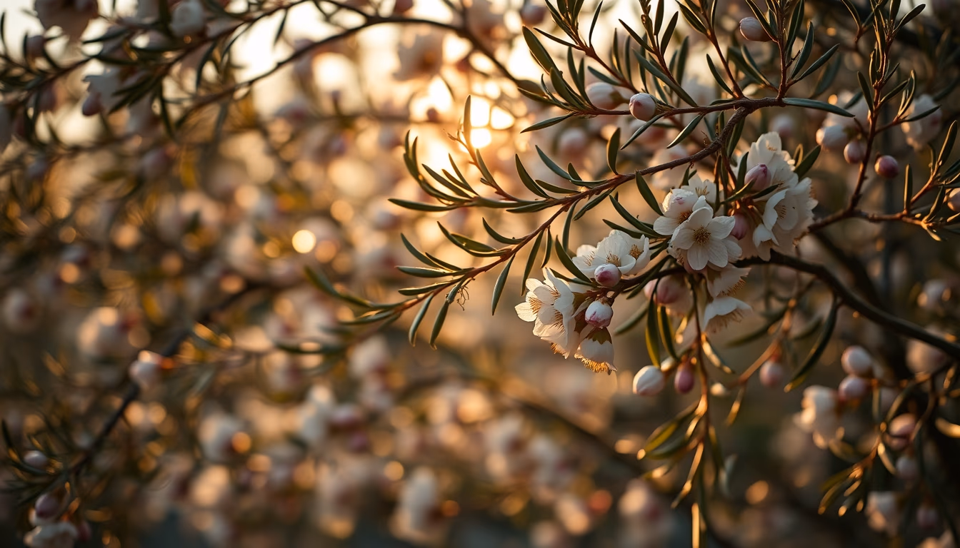 olive tree blossoms spring in editorial style