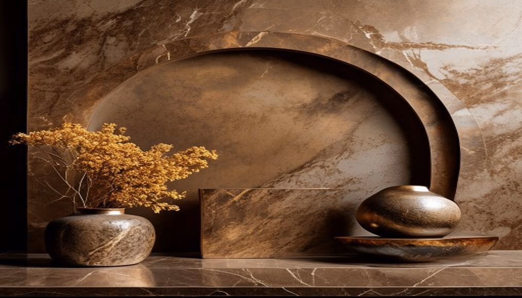 omas paragon arco bronze in luxury editorial photography