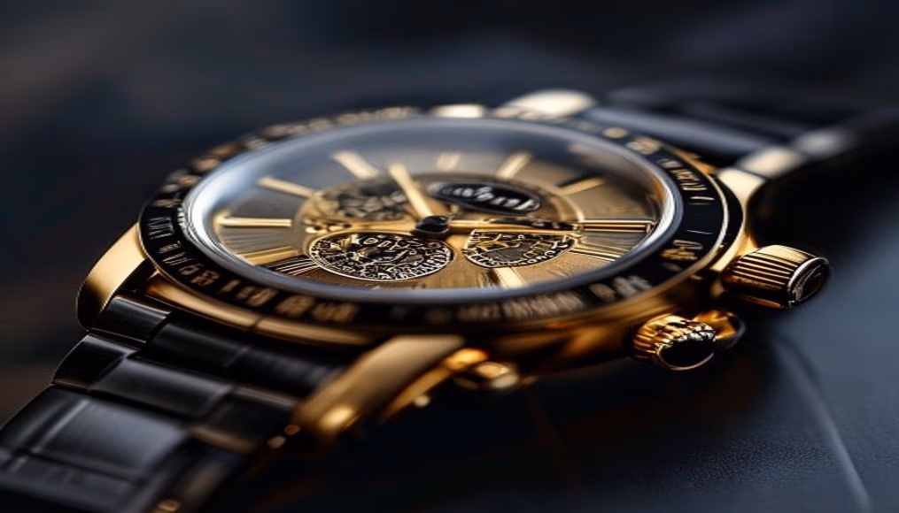 Omega speedmaster moonwatch professional em fotografia editorial de luxo