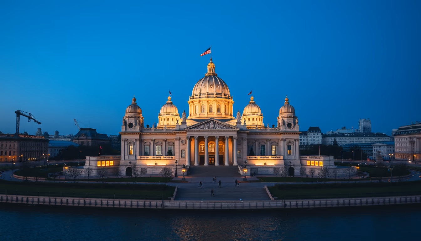 opera house grand vienna in editorial style