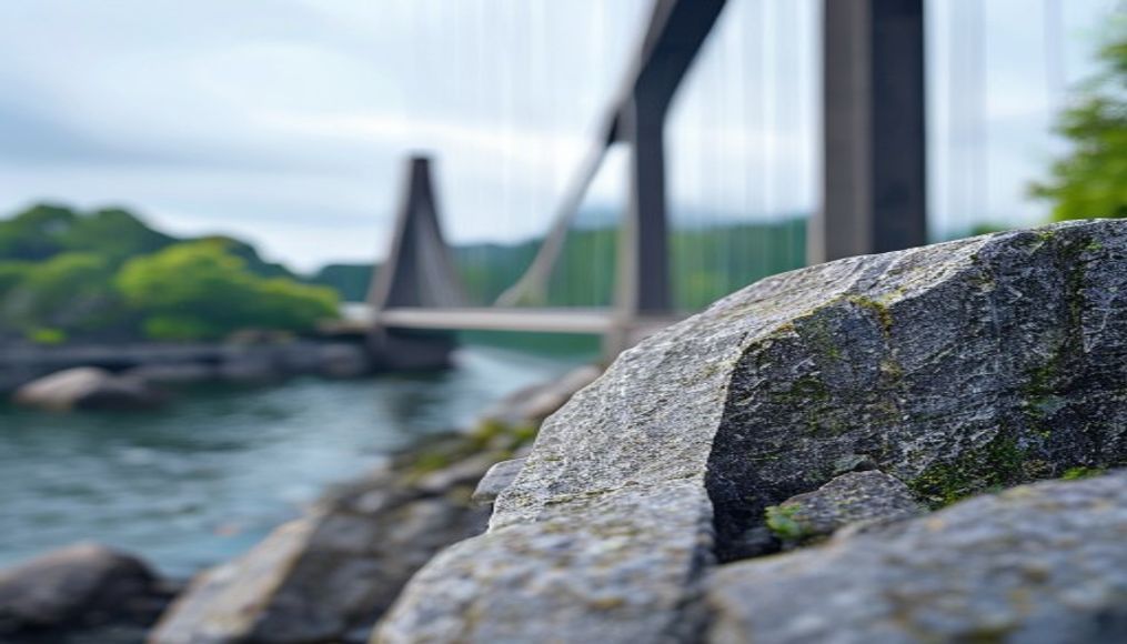 oresund bridge denmark in editorial style