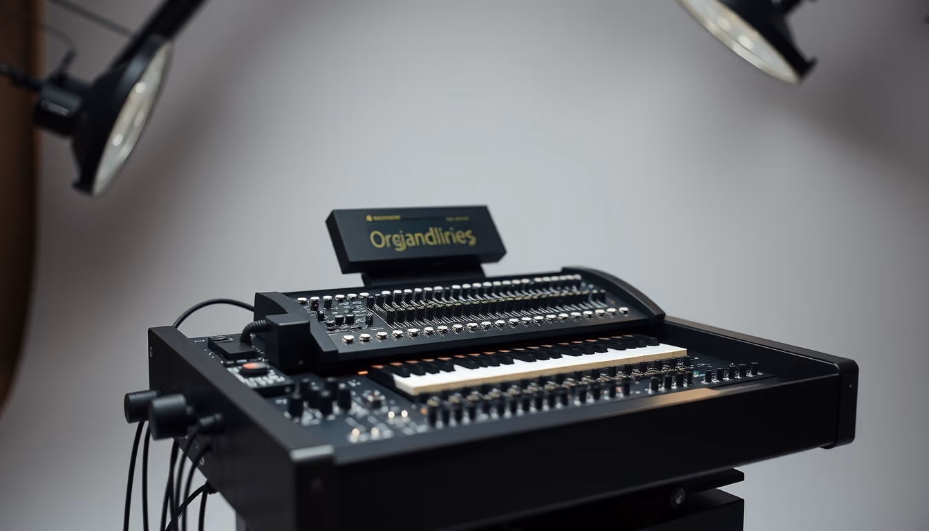 organ on chip device in editorial style