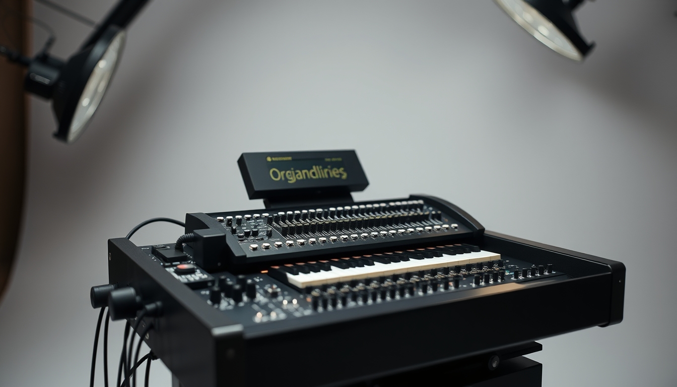 organ on chip device in editorial style