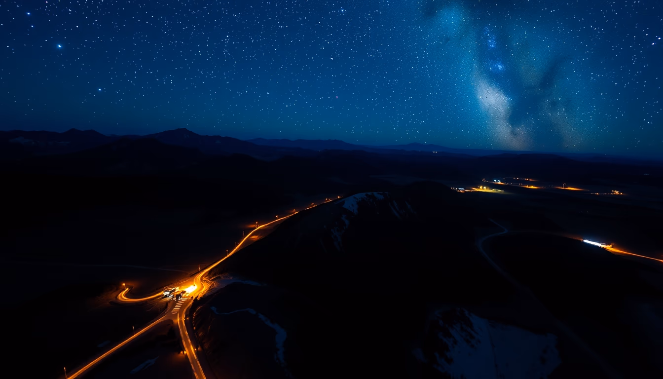 orion nebula glowing in editorial style