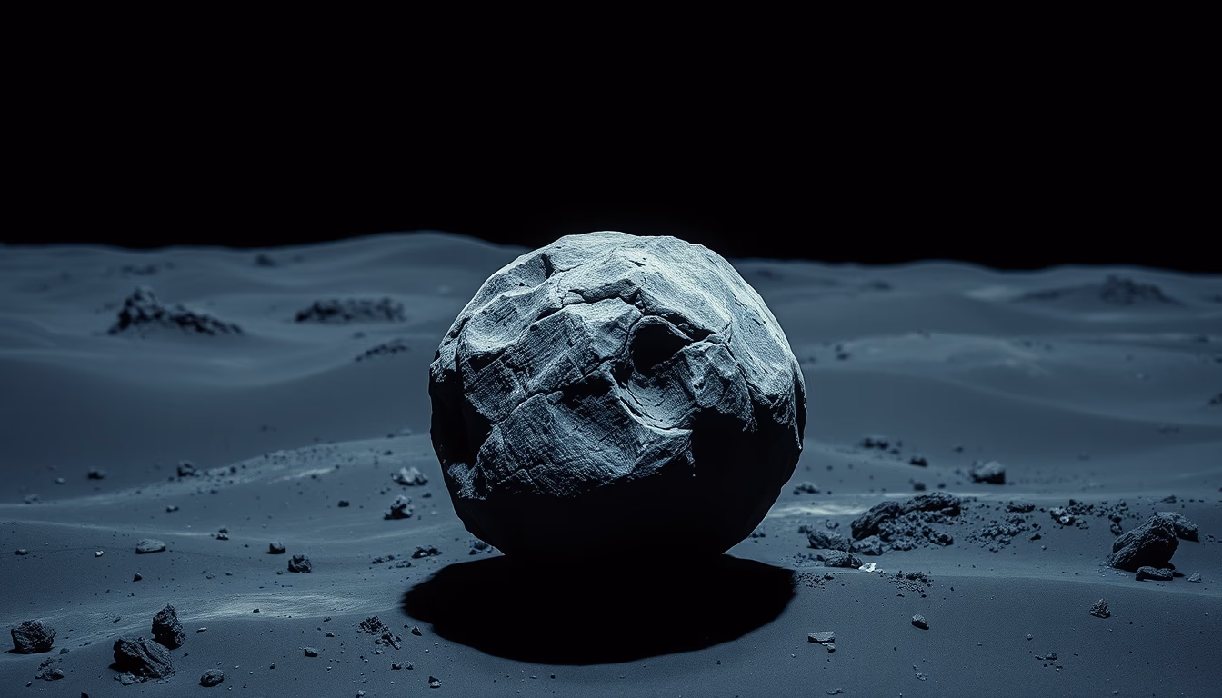 osiris-rex bennu asteroid in editorial style